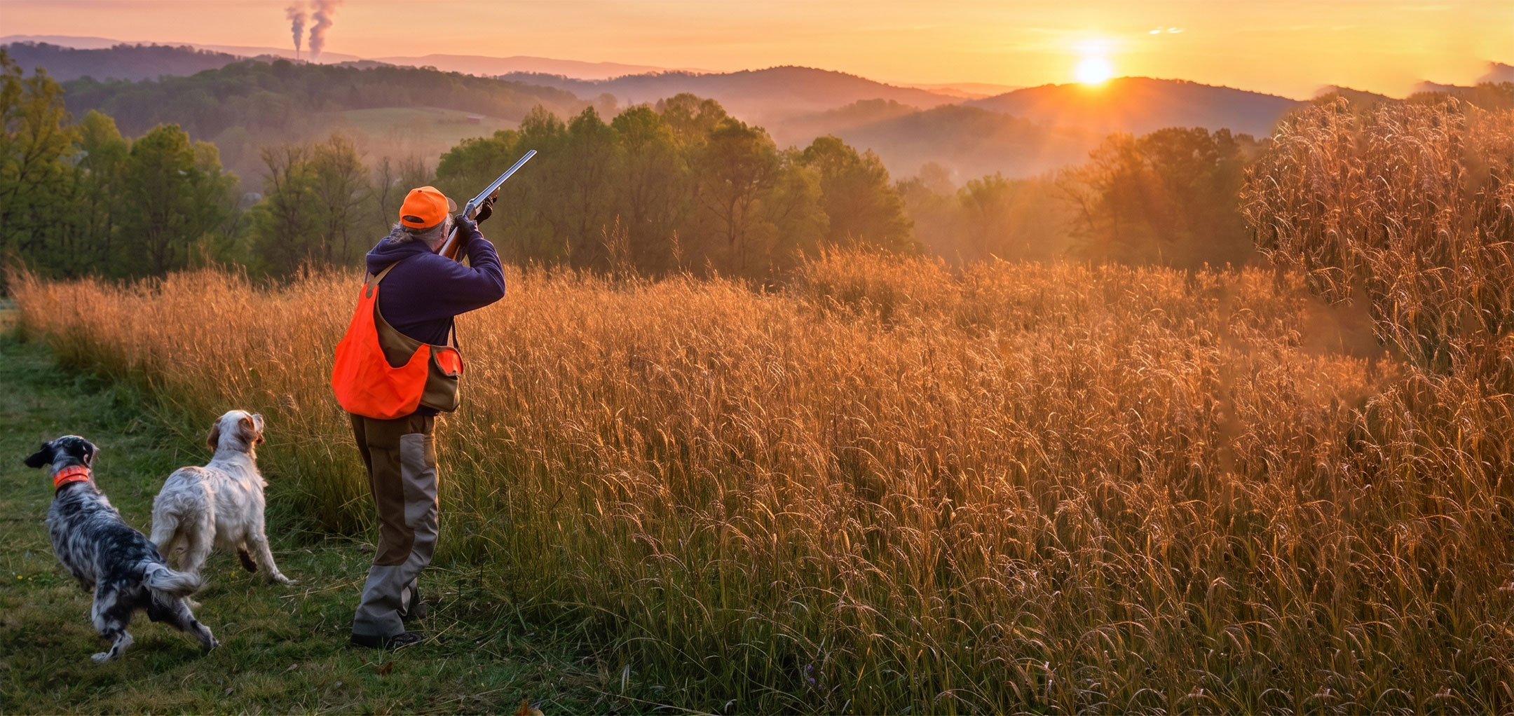 Wild bird hunting at Hunting Hills, Pennsylvania